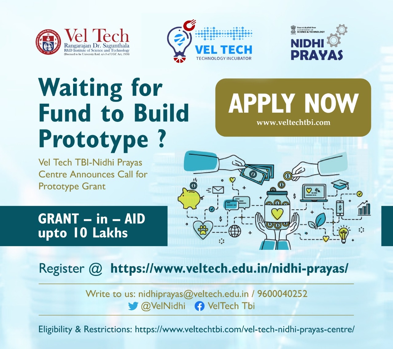 Pitching Event - Grant for Idea to Prototype 2021